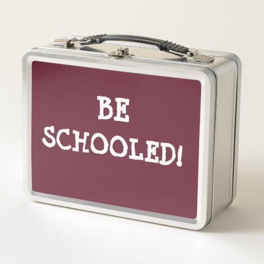 WERDE SCHULDIG! METALL BROTDOSE (Vorderseite)