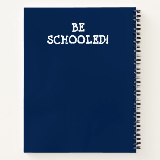 WERDE SCHULDIG! NOTIZBLOCK (Rückseite)