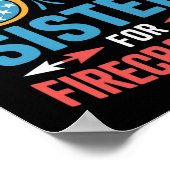 Werde Schwester Für Feuerwerkskörper Tauschen Lust Poster (Ecke)