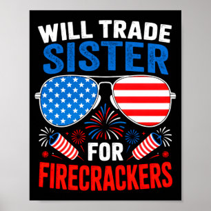 Werde Schwester für Knaller eintauschen lustig 4. Poster