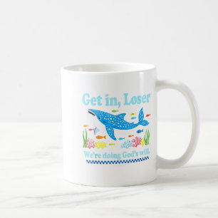 Werde Teil von Gottes Willen Walhai Jesus Bibel Kaffeetasse