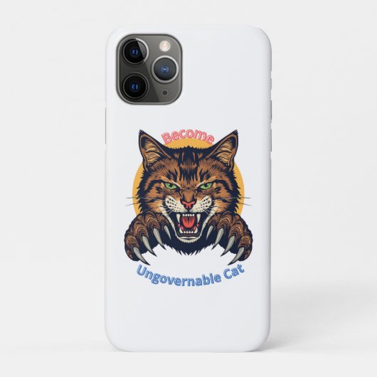 Werde unregierbare Katze Case-Mate iPhone Hülle (Rückseite)