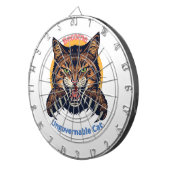 Werde unregierbare Katze Dartscheibe (Vorderseite rechts)