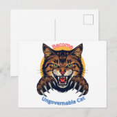 Werde unregierbare Katze Postkarte (Vorne/Hinten)