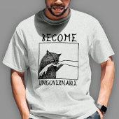 Werde unregierbare schwarze Katze Meme Tri-Blend Shirt