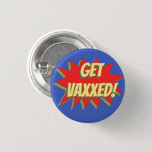 WERDE VAXXED! BUTTON (Vorne & Hinten)