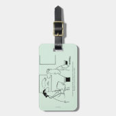 Werden älter gepäckanhänger (Vorderseite vertikal)