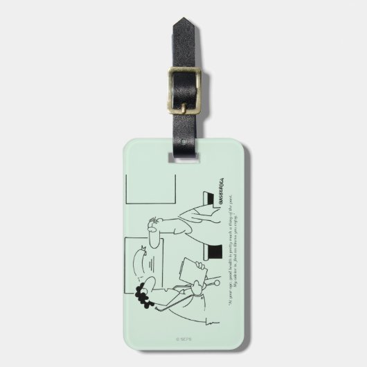 Werden älter gepäckanhänger (Vorderseite vertikal)