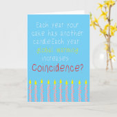 Werden älter ..... karte (Gelbe Blume)