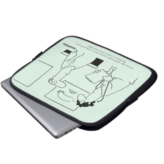 Werden älter laptopschutzhülle (Vorne Knopf)