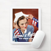 Werden eine Krankenschwester Mousepad (Mit Mouse)