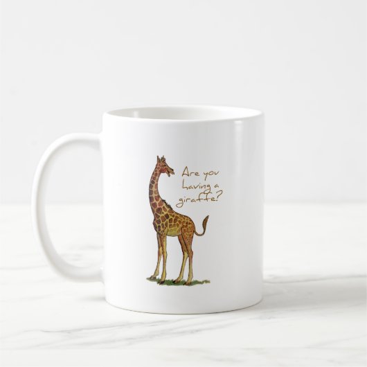 Werden Ihnen eine Giraffe gehabt? Kaffeetasse (Links)