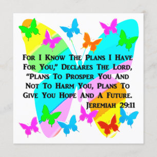 WERDEN JEREMIAH 29:11 INSPIRIERT EINLADUNG