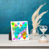 WERDEN JEREMIAH 29:11 INSPIRIERT FOTOPLATTE (InSitu)