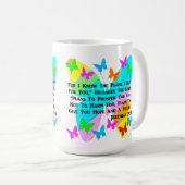 WERDEN JEREMIAH 29:11 INSPIRIERT KAFFEETASSE (VorderseiteRechts)