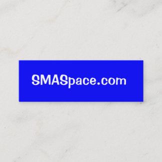 Werden Sie angeschlossen? Mini Visitenkarte