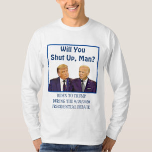 Werden Sie aufhören, Biden zu Trumps Zitat T-Shirt
