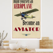 Werden Sie Aviator Poster (Küche)