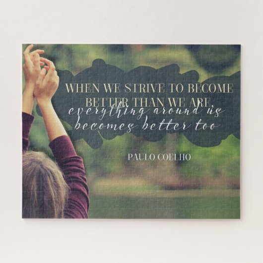 Werden Sie besser, als wir sind Puzzle (Horizontal)