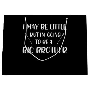 Werden Sie Big Brother Ankündigung Geschenk Brude Große Geschenktüte