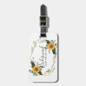 Werden Sie Bridesmaid Maid Ehre Danke Mutter Gepäckanhänger (Vorderseite vertikal)