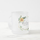 Werden Sie Bridesmaid Maid Ehre Danke Mutter Mattglastasse (Vorderseite Links)