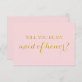 Werden Sie das Gefragt Brautparty meiner Trauzeugi Einladung (Vorne/Hinten)