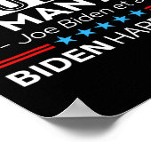 Werden Sie den Mann Joe Biden mit seinem Funny Ant Poster (Ecke)