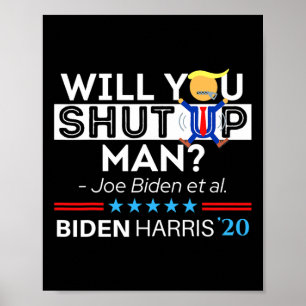 Werden Sie den Mann Joe Biden mit seinem Funny Ant Poster