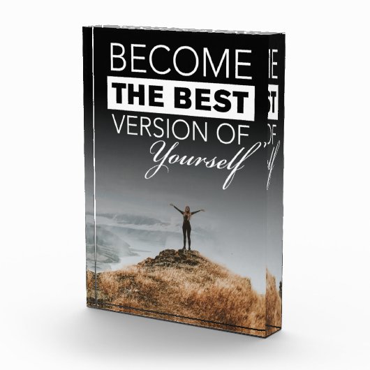 Werden Sie die beste Version von sich selbst Fotoblock (Rechts)