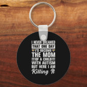 Werden Sie die Mama eines Autismus-Kindes Schlüsselanhänger (Vorderseite)