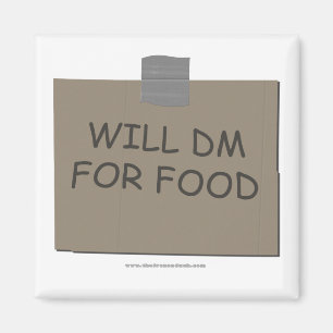 Werden Sie DM für Nahrung Magnet