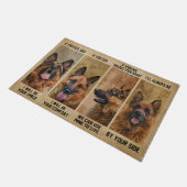 Werden Sie Dog Doormat, Hundebesitzer Doormat Fußmatte (Schrägansicht)