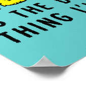 Werden Sie ein erwachsenes lustiges Plakatzeichen Poster (Ecke)