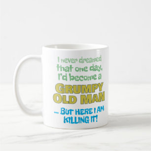 Werden Sie ein grandfades alter Mann, Großvater Kaffeetasse