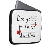 Werden Sie ein Tante Kid Print Tshirts und Geschen Laptopschutzhülle (Vorne Rechts)