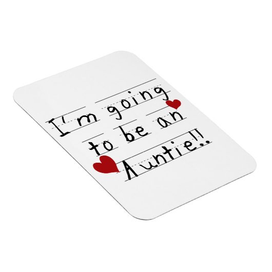 Werden Sie ein Tante Kid Print Tshirts und Geschen Magnet (Rechte Seite)