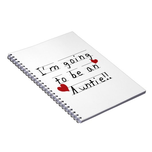 Werden Sie ein Tante Kid Print Tshirts und Geschen Notizblock (Rechte Seite)