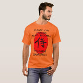 WERDEN SIE EIN TSUNAMI SAMURAI ! T-Shirt (Vorne ganz)