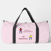 Werden Sie ein versatile Dancer Ballet Pink Duffle Bag (Vorderseite)