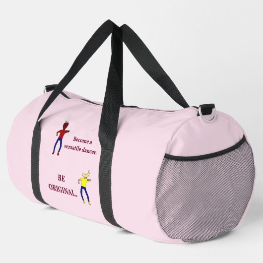 Werden Sie ein versatile Dancer Ballet Pink Duffle Bag (Rechte Ecke)