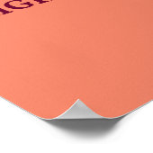 Werden Sie ein Versatile Dancer Lachs Poster (Ecke)