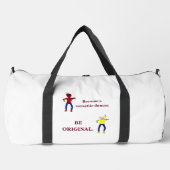 Werden Sie ein Versatile Dancer White Duffle Bag (Vorderseite)