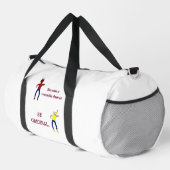 Werden Sie ein Versatile Dancer White Duffle Bag (Rechte Ecke)