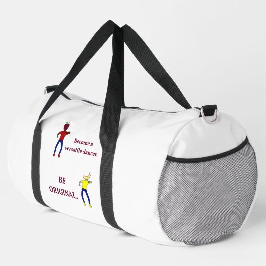 Werden Sie ein Versatile Dancer White Duffle Bag (Rechte Ecke)