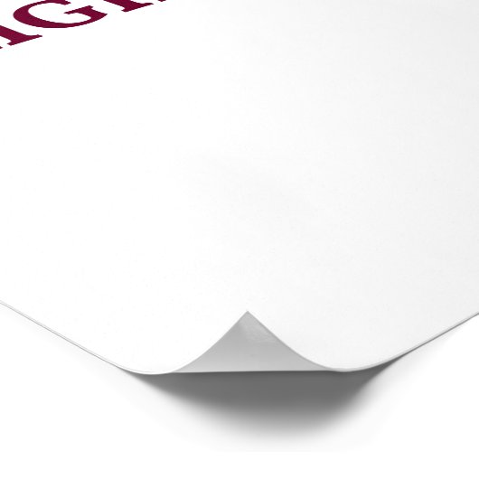 Werden Sie ein Versatile Dancer White Poster (Ecke)