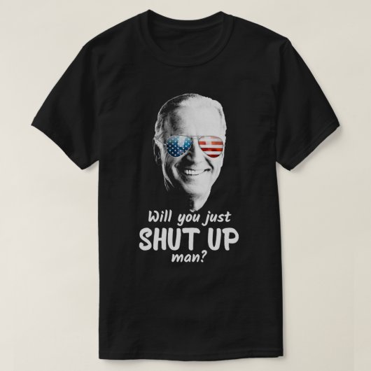 Werden Sie einfach aufhören, Mann Joe Biden für de T-Shirt (Design vorne)