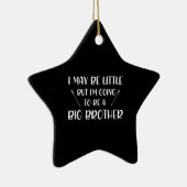 Werden Sie Großbruder Geschenkbrother Keramik Ornament (Rechts)