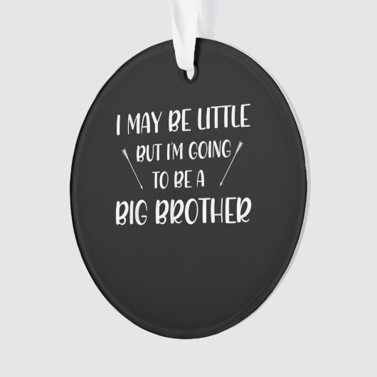 Werden Sie Großbruder Geschenkbrother Ornament (Vorderseite)