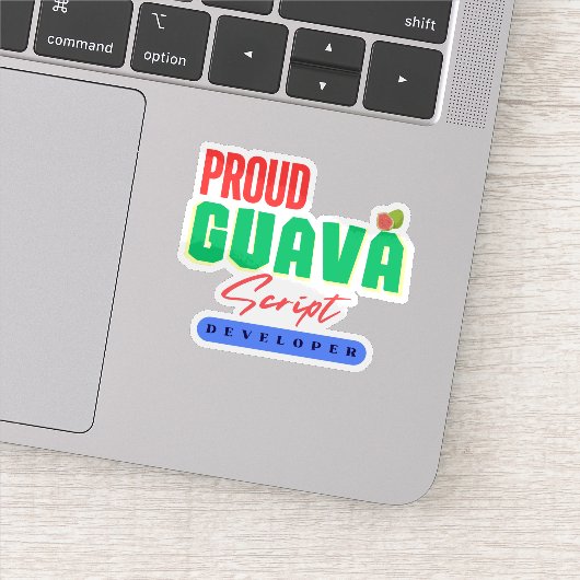 Werden Sie GuavaScript Language Developer Sticker (Detail)